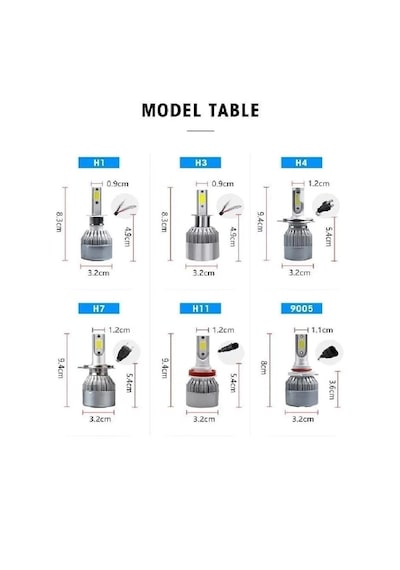 Apexi Yüksek Kalite H3 Beyaz Led Xenon Far Ampulü Şimşek Etkili