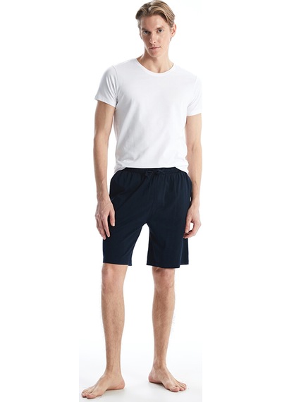 Lc Waikiki Lc Waıkıkı Lacivert Slim Fit Erkek Pijama Alt Şort