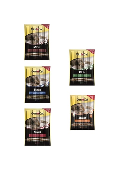 Sticks 20 Gr 5'li Set Hindi-tavşan/somon-morina/kümes Hayvanı/deniz Tarağı/kuzu-tavuk