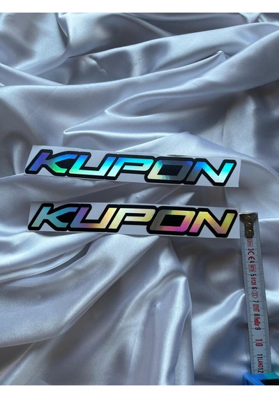 Kupon Hologram Sticker 2 Adet Oto Moto Aksesuar
