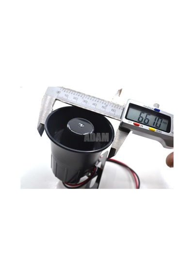 6 Ses Tonlu Mini Alarm Sireni 20W 12V Max.133dba Carub