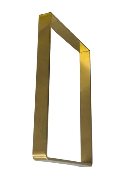 Gold Renk Sehpa Ayağı 42 Cm Modern Sehpa Ayağı 10x60 Lama Mobilya Ayağı Altın Altın
