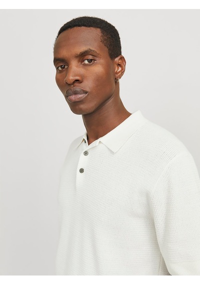 Jack & Jones Cooper Erkek Beyaz Polo Tişört 12271483-cd Beyaz