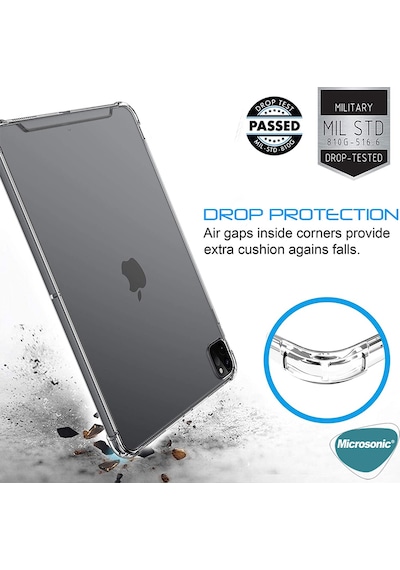 Microsonic Apple Uyumlu iPad  Pro 12.9 `` 2022 6. Nesil Kılıf (A2436-A2764-A2437-A2766) Shock Absorbing
