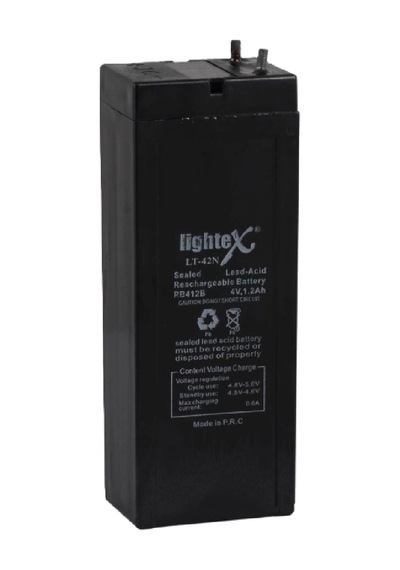 Lightex Lt-42n 4v 1.2ah Bakımsız Işıldak Aküsü