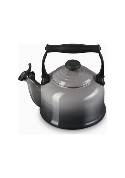 Le Creuset Geleneksel Islık Çalan Emaye Kaplı Çaydanlık, 2.1l Çaydanlıklar Gri