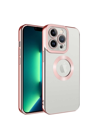 Apple Uyumlu iPhone 14 Pro Max Kilif Kamera Korumali Logo Gösteren Seffa 561061632