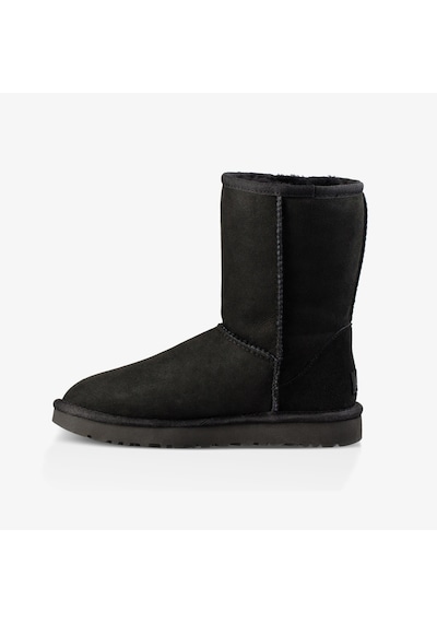 Ugg Classic Short Iı Kadın Siyah Bot Düz 1016223 Siyah