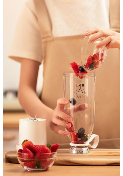 Smoothie Blender Taşınabilir Şarjlı Kişisel Mini Meyve Karıştırıcı 500 Ml Pembe