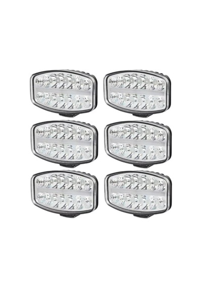 Ahmet Otomotiv 6 Adet Demmn Full Ledli Sarı Ve Beyaz Parklı Sis Lambası