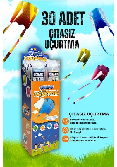 Çıtasız Uçurtma 30'lu Paket