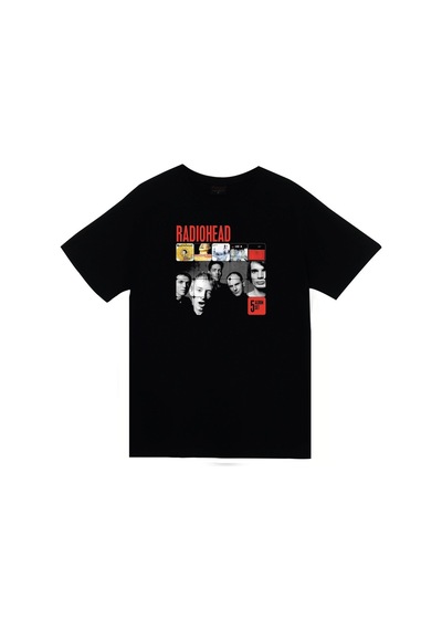 Radiohead Baskılı T-Shirt Siyah