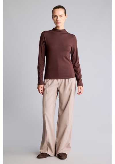 Defacto Slim Fit Modal Tunik G9242ax26aubn328 Kahve-bn328