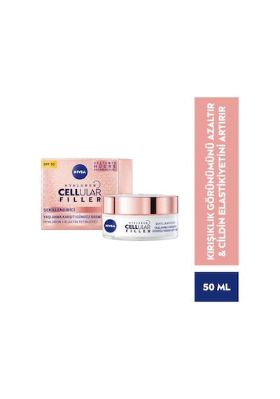 Nivea Hyaluron Cellular Fıller + Şekillendirici  Gündüz Kremi 50 Ml SPF 30
