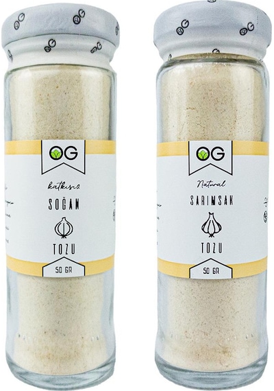 Sebze Toz Seti 50gr Sarımsak, Soğan