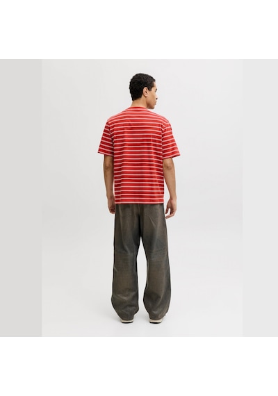 Jack & Jones Norrebro Erkek Kırmızı Tişört 12291021-sa Kırmızı