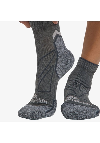 Jack Wolfskin Vojo Light Sock Low C Unisex Gri Outdoor Çorabı A63867