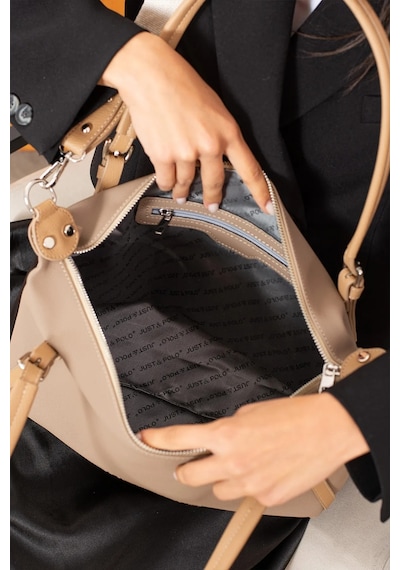 Just Polo Kadın Yeni Sezon El Ve Omuz Çantası Ebat:27 X 32 Cm VİZON 88440596