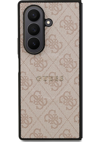 Galaxy Z Fold 7 Uyumlu Kılıf Guess Lisanslı M-safe Özellikli 4g Desen Yazı Logolu Kapak Pembe
