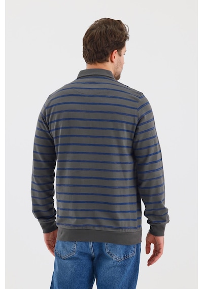 Alexander Gardi Alexandergardı Polo Yaka Çizgili Regular Fit Sweatshırt Wk25214 001 Alexander Gardi Alexandergardı Polo Yaka Çizgili Regular Fit Sweatshırt Wk25214 001