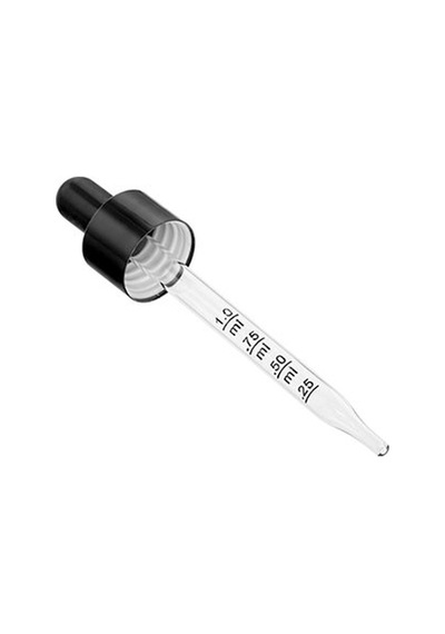 Cam Dereceli Metal Siyah Kapak 18 Mm 50 Ml Şişe Uyumlu