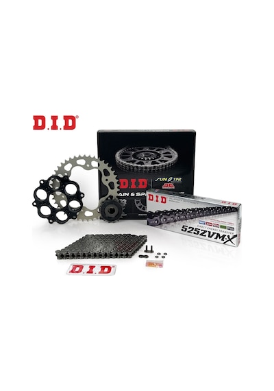 Zincir Dişli Seti Ducatı Hyperstrada 821 Cc 2013-2015 / Ducatı / Hyperstrada / 821cc / Zincir: Dıd-525zvm-x Çelik -108 / Ön-arka Dişli: Jt 15t-45t / 2013-2014-2015 1.Resim Zincir Dişli Seti Ducatı Hyperstrada 821 Cc 2013-2015 / Ducatı / Hyperstrada / 821cc / Zincir: Dıd-525zvm-x Çelik -108 / Ön-arka Dişli: Jt 15t-45t / 2013-2014-2015 1.Resim
