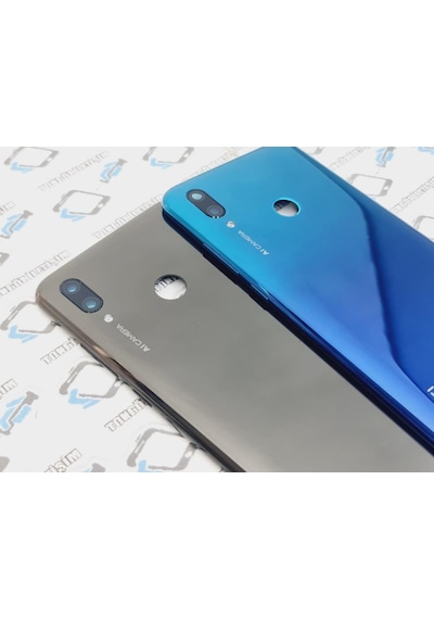 Tkgz - P Smart 2019 Kasa Arka Pil Kapağı (Yan Tuşlar) (275871697) Mavi