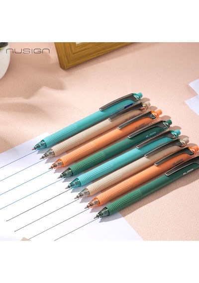 Nusıgn 0.7 Mm Jel Kalem Mavi Mürekkep Ergonomik Yazım Kalemi Blue