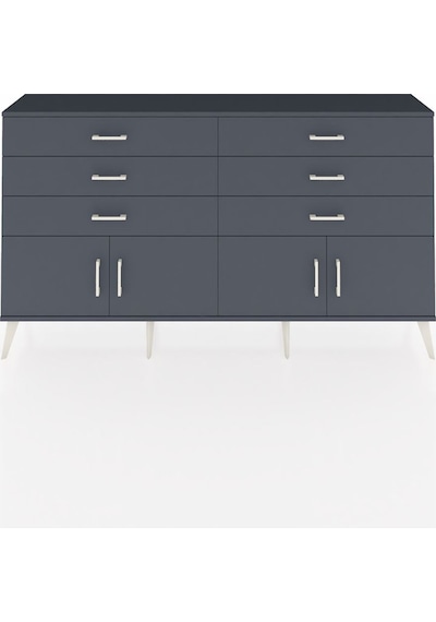 Arges Konsol 2 Raflı 6 Çekmeceli 4 Kapaklı 176x30x99 Antrasit-ant Antrasit-antrasit Arges Konsol 2 Raflı 6 Çekmeceli 4 Kapaklı 176x30x99 Antrasit-ant Antrasit-antrasit