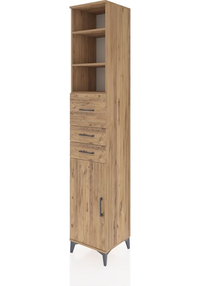 Hyperion Dolap 4 Raflı 3 Çekmeceli Tek Kapaklı 44x44x243 Çam-çam Atlas Çam Hyperion Dolap 4 Raflı 3 Çekmeceli Tek Kapaklı 44x44x243 Çam-çam Atlas Çam