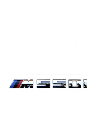 Bmw M550i Krom Bagaj Yazısı 3m 3d Abs