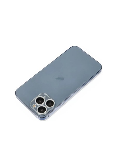 Newface Apple Uyumlu iPhone 11 Pro Max Shine Kamera Lens Koruma Cam - Gümüş