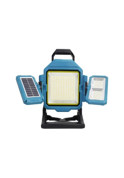 İdragon V5000 Güneş Enerjili Katlanabilir Solar Led Projektör- 16500mah Powerbankli, Kademesiz Dimmer Ayarlı, Ip66 Su Geçirmez Şantiye, Çalışma & Kamp Işığı