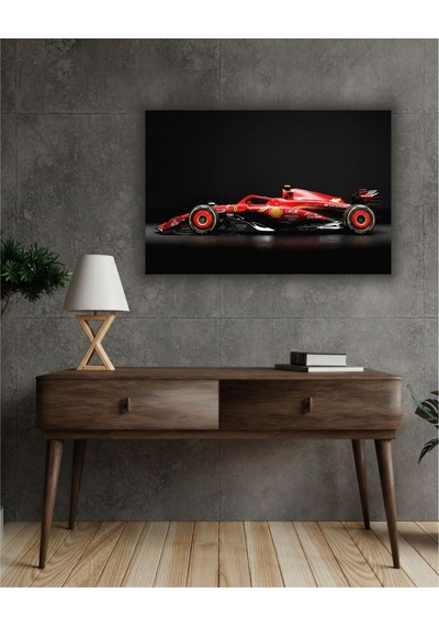 Formula 1 Motors Temalı Dekoratif Cam Tablo -29