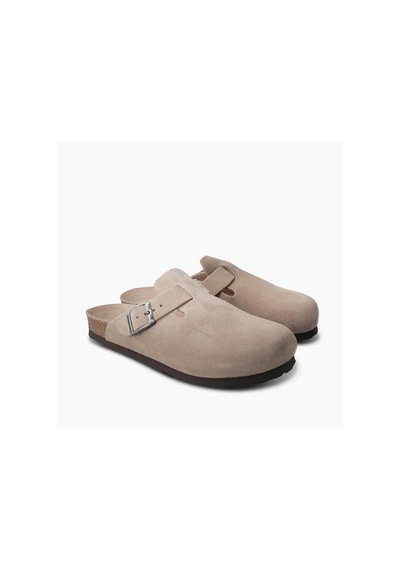 Riva Velour Taupe Terlik Kadın Rıva G105495 Genuins Velour Taupe Riva Velour Taupe Taba
