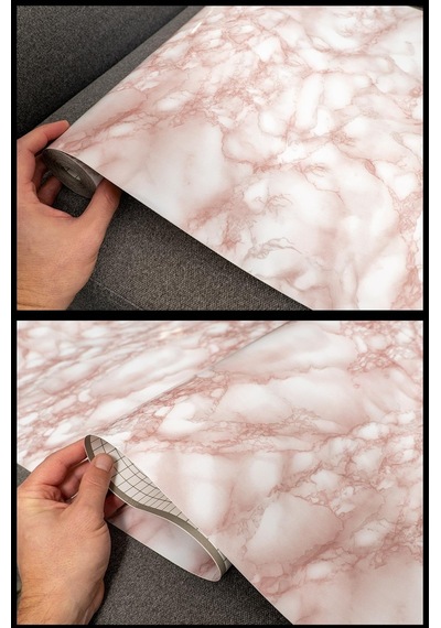 Ecce EFL187 Desenli Kendiliginden Yapışkanlı Kaplama Folyosu 45 CM x 1 MT