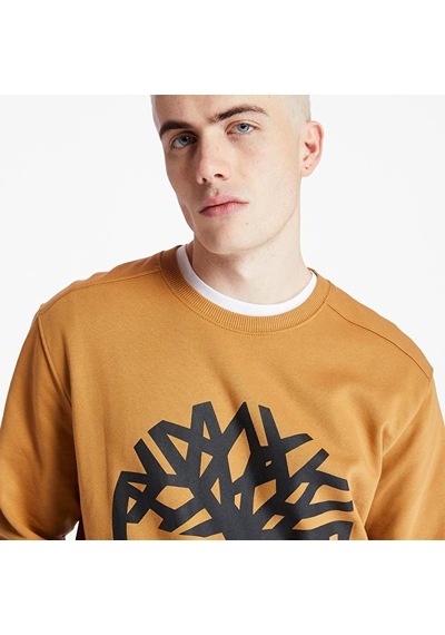 Timberland Tımberland Tree Logo Crew Neck Sweatshirt Tb0a2bj8p571-wheat Boot/black Koyu Sarı