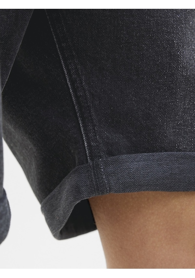Jack & Jones Jack Jones Erkek Likralı Siyah Kot Şort 12269612 Siyah