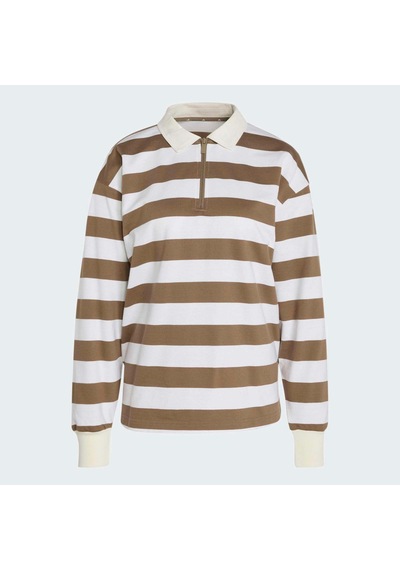 Adidas Essentials Contemporary Kadın Bej Uzun Kollu Polo Tişört Kf6252 Krem