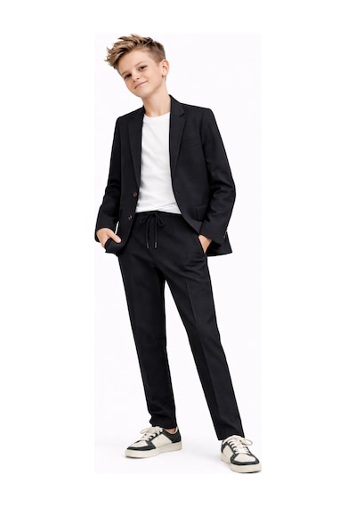 Ahengim Erkek Çocuk Modern Casual Slim Fit Takım Elbise Ak2850 Siyah Ahengim Erkek Çocuk Modern Casual Slim Fit Takım Elbise Ak2850 Siyah