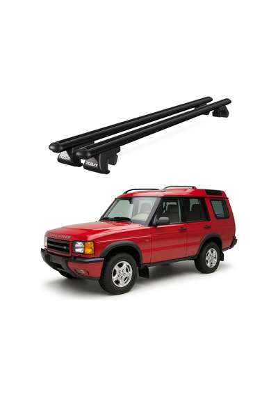 Venüs Land Rover Discovery 1998-2004 Uyumlu Siyah Ara Atkı Port Bagaj Tavan Barı