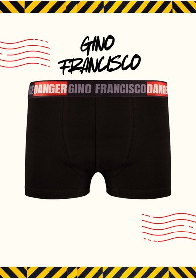 Gino Francisco Danger Serisi Erkek Boxer 3'lü Premium Hediye Kutulu %95 Pamuklu Elastik Boxer Seti Çok Renkli