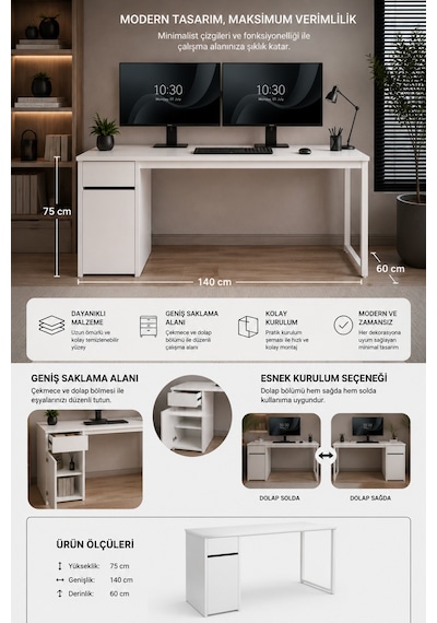 Beyaz Çekmeceli Kapaklı 120 Cm Çalışma Masası, Bilgisayar Masası, Ofis Masası, Metal Ayaklı, Raflı, Kesonlu 140 Cm Beyaz Çekmeceli Kapaklı 120 Cm Çalışma Masası, Bilgisayar Masası, Ofis Masası, Metal Ayaklı, Raflı, Kesonlu 140 Cm