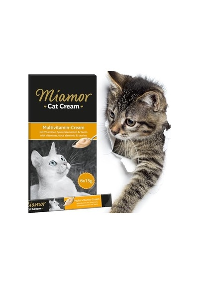Cream Multivitamin Katkılı Sıvı Kedi Ödülü 6x15gr
