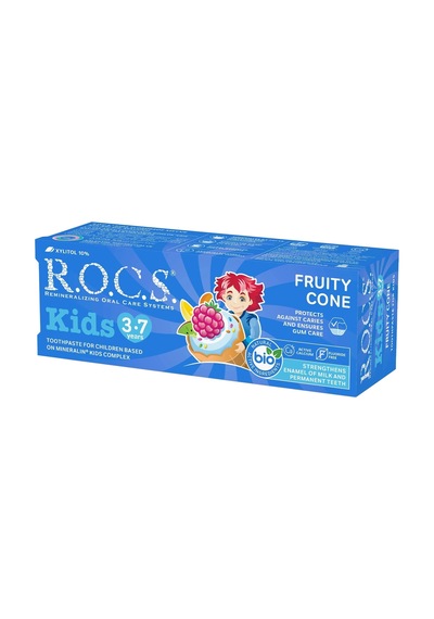 R.o.c.s. Kids Diş Macunu 3-7 Yaş 35 Ml Meyve Külahı Temel Bakım
