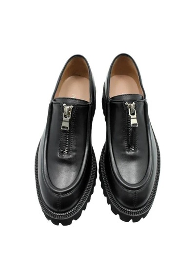 Poletto Hakiki Deri Sıyah Loafer Düz 780 14-1012 Siyah