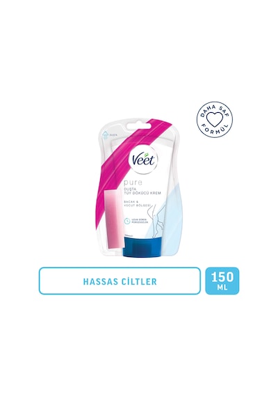 Veet Pure Duşta Tüy Dökücü Krem Hassas Ciltler 150 ML Veet Pure Duşta Tüy Dökücü Krem Hassas Ciltler 150 ML