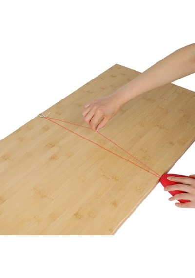 Wp329019 Çizim İpi Seti 115gr Kırmızı Çizim İpi Boyası + Mini Su Terazisi + 30m Çizim İpi