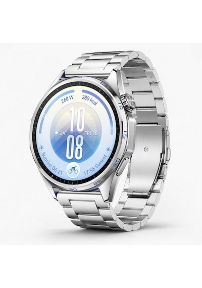 Huawei Watch Gt7 46mm İle Uyumlu Katlanır Klipsli Paslanmaz Çelik Saat Kordonu