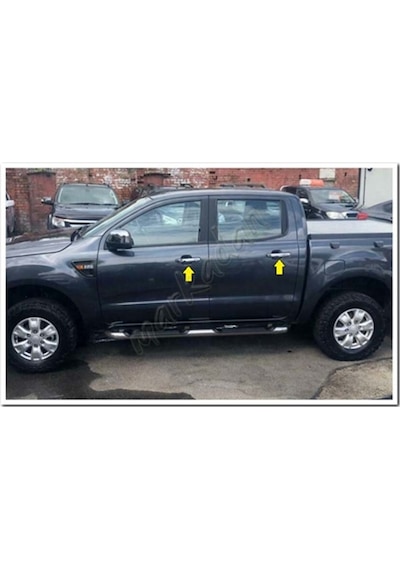 Woc Chrome Ford Ranger Krom Kapı Kolu 2011-2015 4 Kapı  Paslanmaz